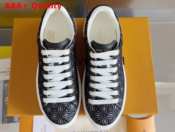 Louis Vuitton Time Out Sneaker in Black Lace 1ACKSW Replica