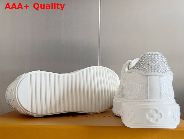 Louis Vuitton Time Out Sneaker in White Lace 1ACKTC Replica