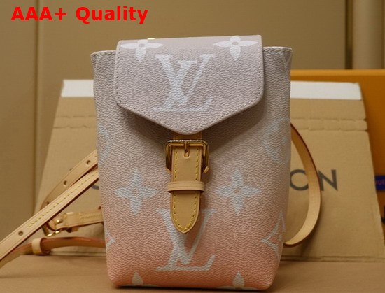 Louis Vuitton Tiny Backpack in Monogram Canvas with a Gradated Color Effect Mist Gray M45764 Replica