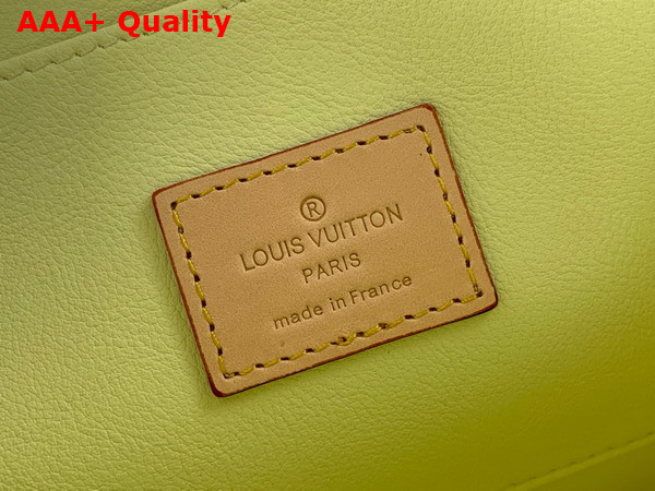 Louis Vuitton Toilet Pouch in Peach Damierlicious Coated Canvas N40740 Replica