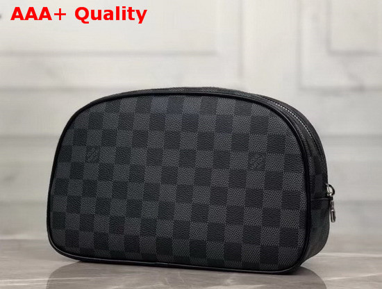 Louis Vuitton Toiletry Bag 25 in Damier Graphite Canvas Replica