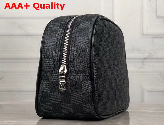 Louis Vuitton Toiletry Bag 25 in Damier Graphite Canvas Replica