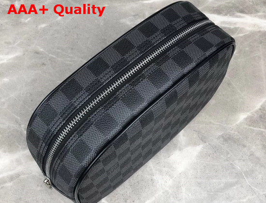 Louis Vuitton Toiletry Bag 25 in Damier Graphite Canvas Replica