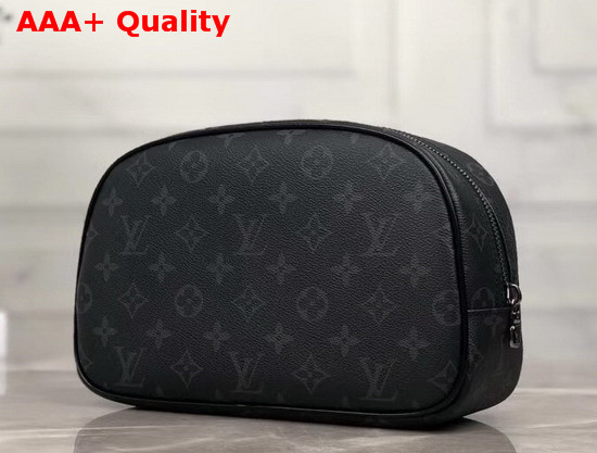 Louis Vuitton Toiletry Bag 25 in Monogram Eclipse Canvas Replica