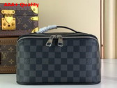 Louis Vuitton Toiletry Bag in Damier Graphite Canvas Replica