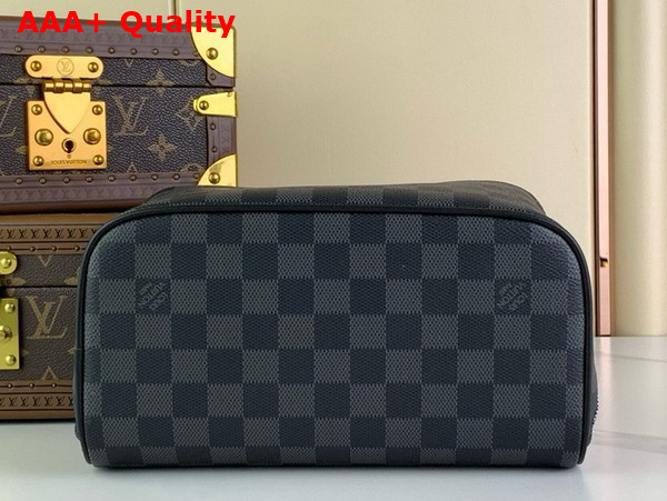 Louis Vuitton Toiletry Bag in Damier Graphite Canvas Replica