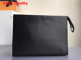 Louis Vuitton Toiletry Pouch 19 Black Epi Leather Replica