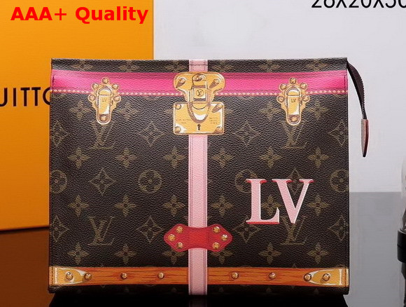 Louis Vuitton Toiletry Pouch 26 Printed Monogram Canvas M43614 Replica