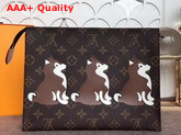 Louis Vuitton Toiletry Pouch 26 Printed Monogram Coated Canvas Replica