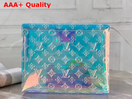 Louis Vuitton Toiletry Pouch 26 Transparent Monogram Embossed PVC Replica