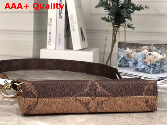 Louis Vuitton Toiletry Pouch 26 in Monogram Reverse Canvas with Wide Shoulder Strap Replica