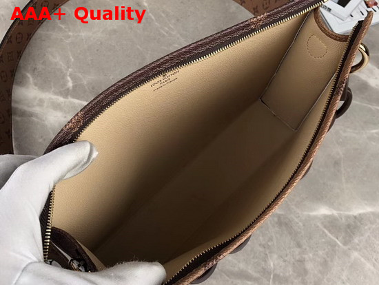 Louis Vuitton Toiletry Pouch 26 in Monogram Reverse Canvas with Wide Shoulder Strap Replica