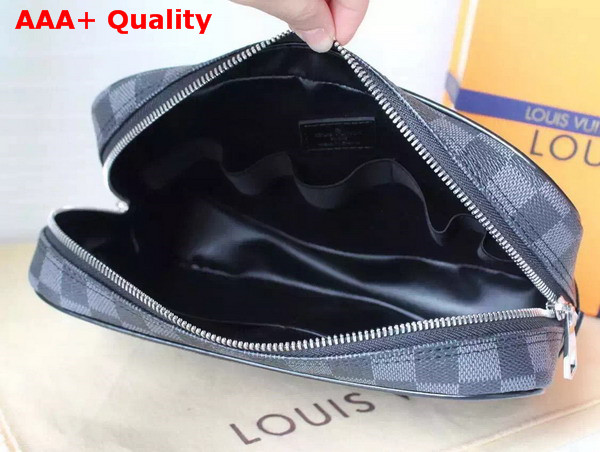 Louis Vuitton Toiletry Pouch GM Damier Graphite Canvas N47521 Replica