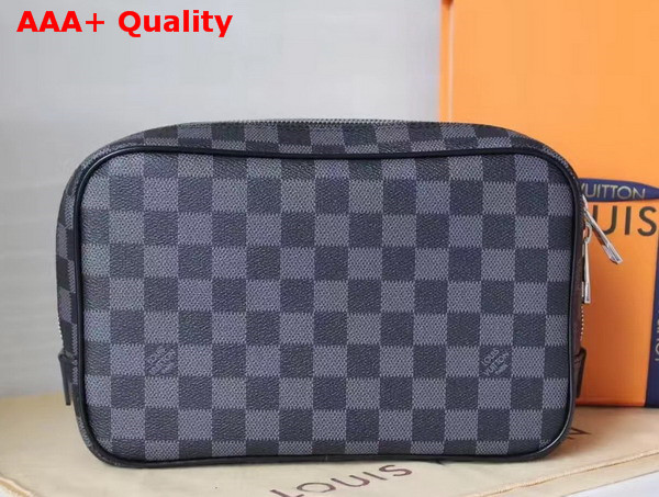 Louis Vuitton Toiletry Pouch GM Damier Graphite Canvas N47521 Replica