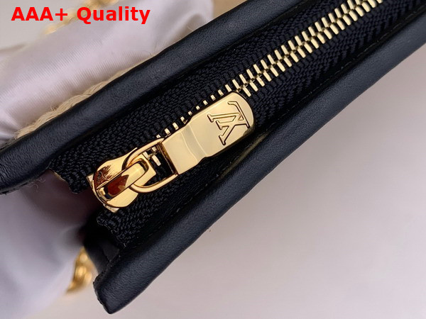 Louis Vuitton Toiletry Pouch On Chain Natural Black Raffia M81366 Replica