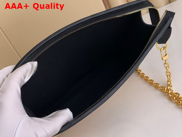 Louis Vuitton Toiletry Pouch On Chain Natural Black Raffia M81366 Replica