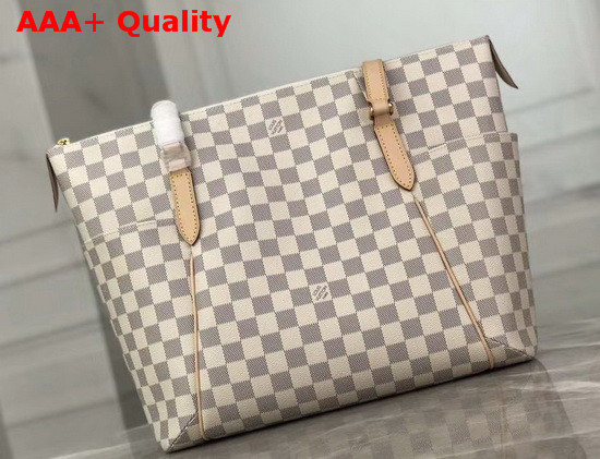 Louis Vuitton Totally MM Tote Bag in Damier Azur Canvas N51262 Replica