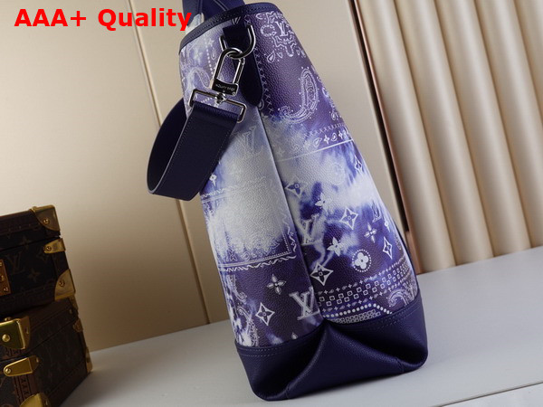 Louis Vuitton Tote Journey Carryall Bag Blue Monogram Bandana Motif M20553 Replica