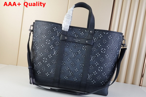 Louis Vuitton Tote Journey Carryall Bag Charcoal Cowhide Leather M21371 Replica