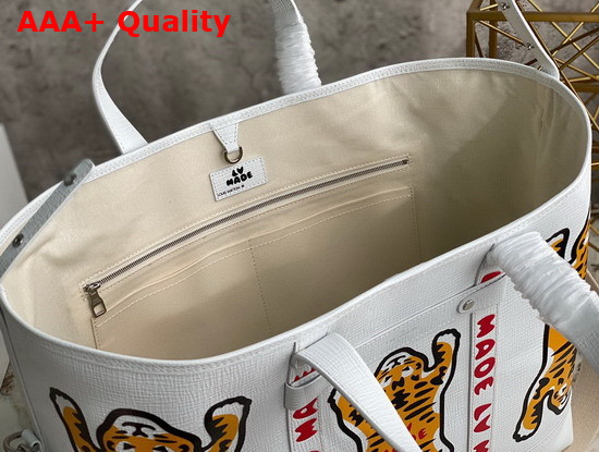 Louis Vuitton Tote Journey White Cowhide Leather M59366 Replica