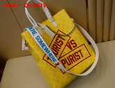 Louis Vuitton Tourist vs Purist Horizon Tote Yellow Monogram Canvas and White Calf Leather Replica