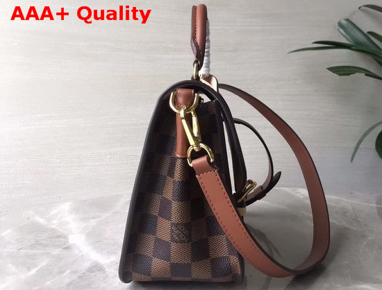 Louis Vuitton Trendy Crossbody Bag Venus Damier Ebene Coated Canvas and Small Grain Cowhide Leather N40147 Replica