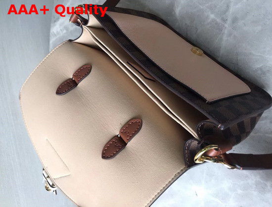 Louis Vuitton Trendy Crossbody Bag Venus Damier Ebene Coated Canvas and Small Grain Cowhide Leather N40147 Replica