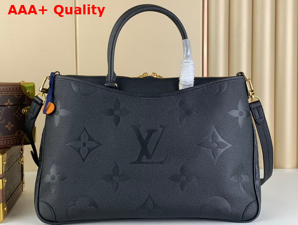 Louis Vuitton Trianon MM Tote in Black Monogram Empreinte Leather M46487 Replica