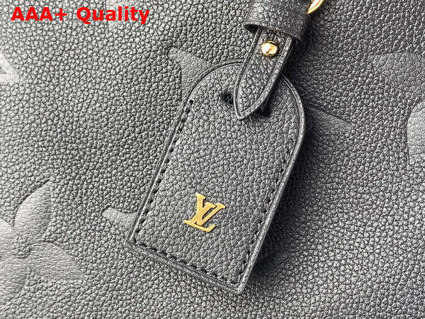 Louis Vuitton Trianon MM Tote in Black Monogram Empreinte Leather M46487 Replica