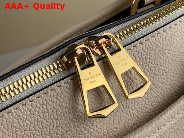 Louis Vuitton Trianon MM Tote in Cream Monogram Empreinte Leather Replica