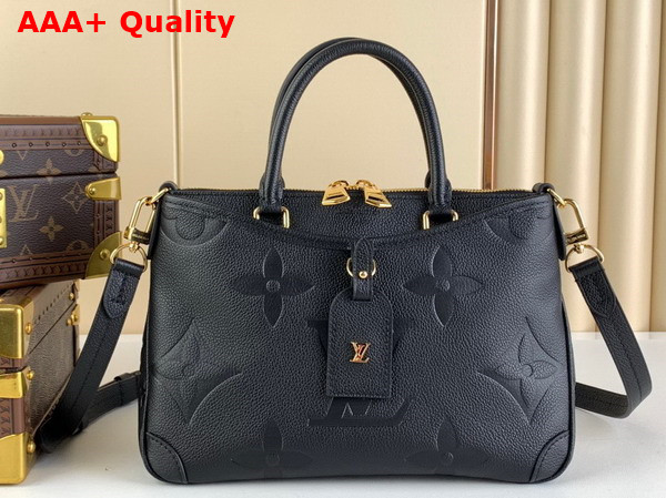 Louis Vuitton Trianon PM Handbag in Black Monogram Empreinte Leather M46488 Replica