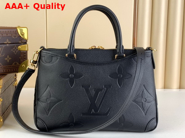 Louis Vuitton Trianon PM Handbag in Black Monogram Empreinte Leather M46488 Replica