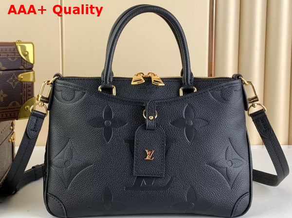 Louis Vuitton Trianon PM Handbag in Black Monogram Empreinte Leather M46488 Replica