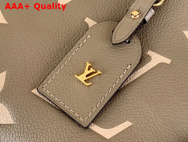 Louis Vuitton Trianon PM Tote Tourterelle Creme Beige Monogram Empreinte Leather M46585 Replica