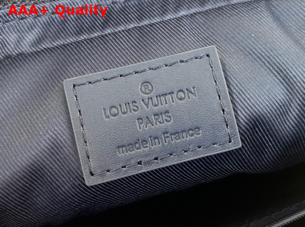 Louis Vuitton Trio Messenger Bag in Blue Sapphire Damier Infini Cowhide Leather and Damier Graphite Coated Canvas N40438 Replica