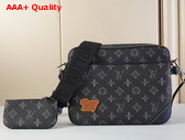 Louis Vuitton Trio Messenger Dark Green Monogram Coated Canvas M46340 Replica