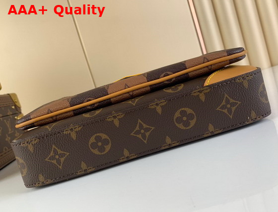 Louis Vuitton Trio Messenger Monogram Stripes Brown Coated Canvas M45965 Replica