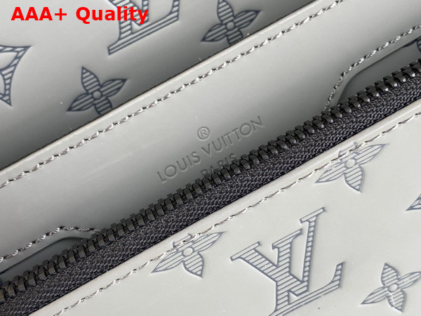 Louis Vuitton Trio Messenger in Anthracite Gray Monogram Embossed Calf Skin M46603 Replica