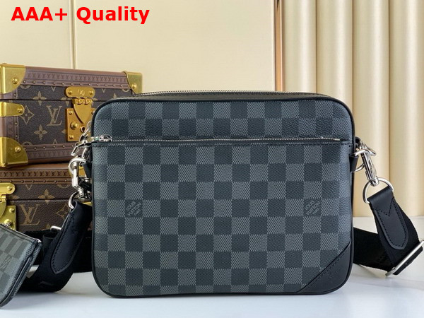 Louis Vuitton Trio Messenger in Damier Graphite Canvas N40519 Replica