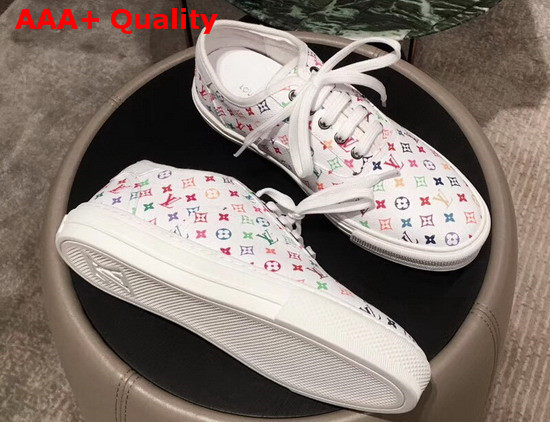 Louis Vuitton Trocadero Richelieu Shoes in Multicolor Monogram Canvas Replica