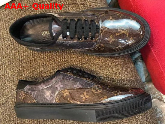 Louis Vuitton Trocadero Trainer Monogram Eclipse Glaze Coated Canvas 1A4K74 Replica