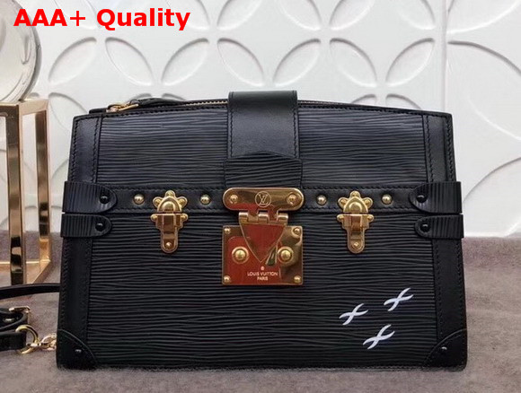 Louis Vuitton Trunk Clutch Black Epi Leather Replica