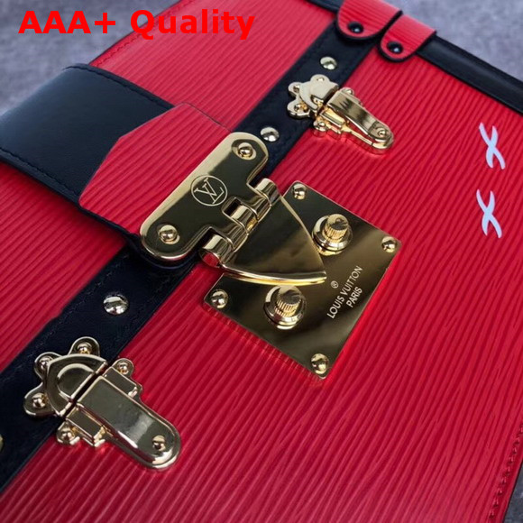 Louis Vuitton Trunk Clutch Red Epi Leather Replica