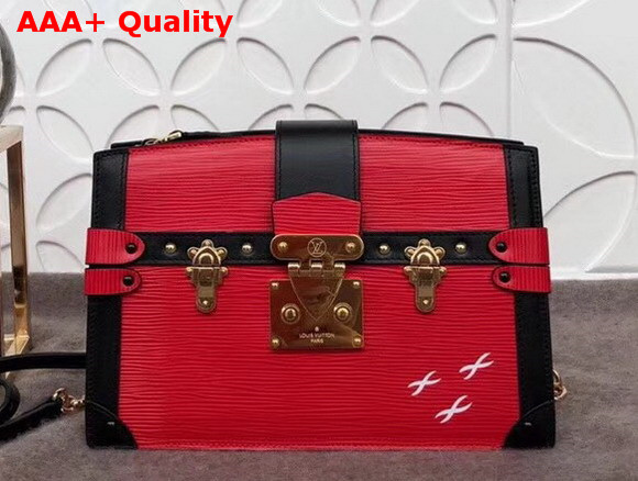 Louis Vuitton Trunk Clutch Red Epi Leather Replica