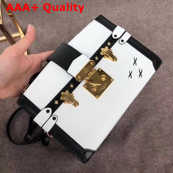 Louis Vuitton Trunk Clutch White Epi Leather Replica