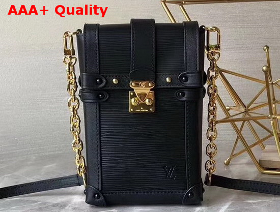 Louis Vuitton Trunk For iPhone Black Epi Leather Replica