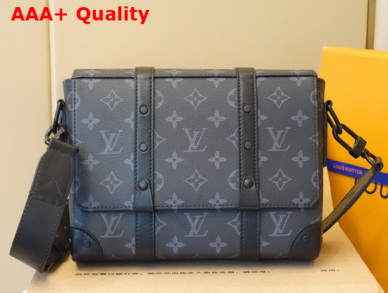 Louis Vuitton Trunk Messenger PM Monogram Eclipse Canvas M45727 Replica