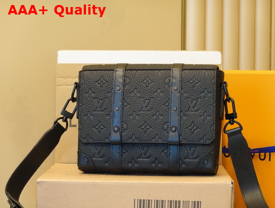 Louis Vuitton Trunk Messenger PM Taurillon Monogram Leather M57726 Replica