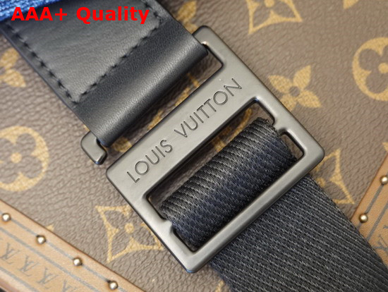 Louis Vuitton Trunk Sling Bag Ocean Blue Damier Salt Canvas N50061 Replica