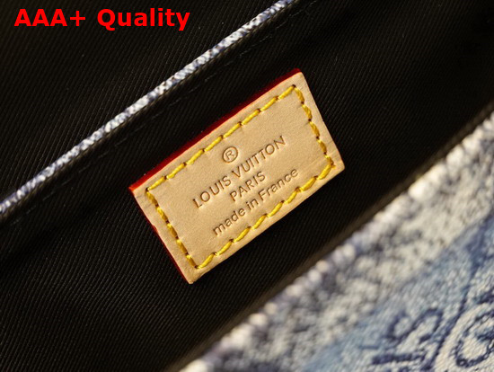 Louis Vuitton Trunk Sling Bag Ocean Blue Damier Salt Canvas N50061 Replica